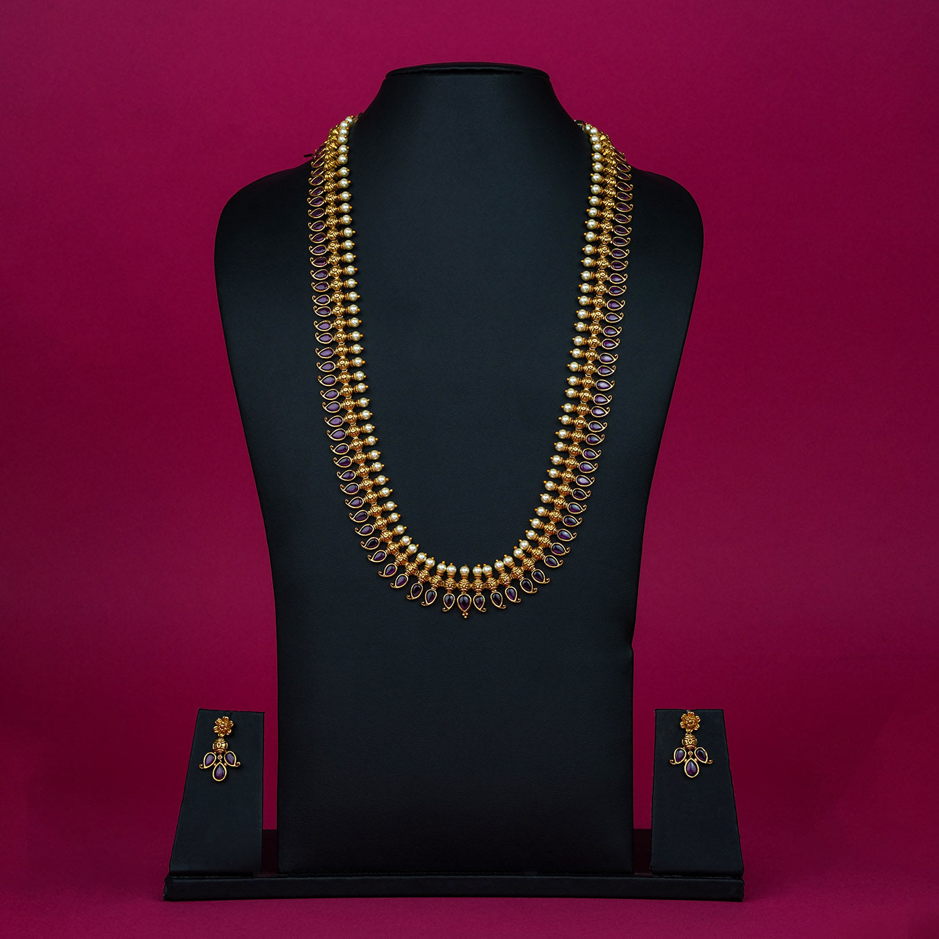 Stone Necklace NWSNL515R -064