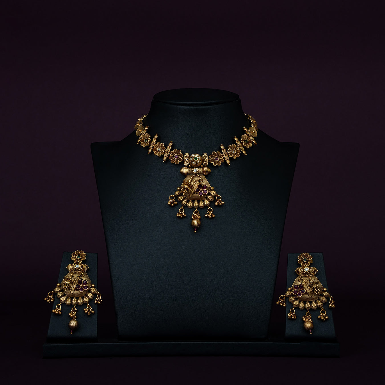 Stone Necklace NWSNSS15RG - 022
