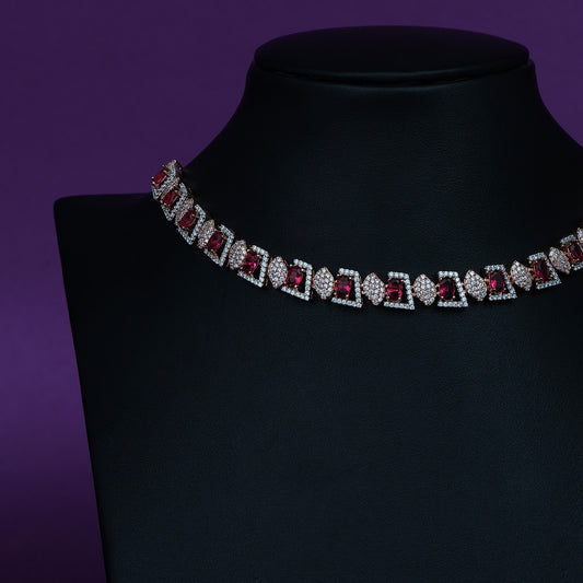 Stone Necklace NWSNLSS6WR -002