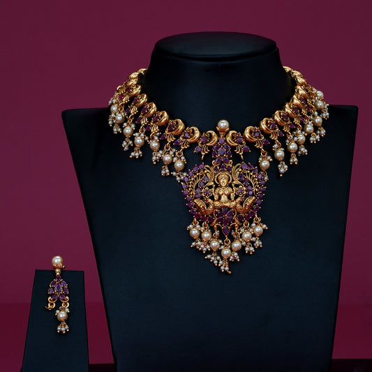 NWSNSS20R -053 Stone Necklace