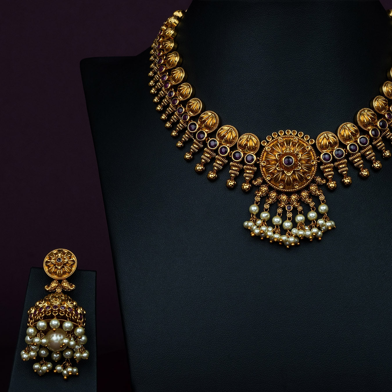 Stone Necklace NWSNSS21R - 052
