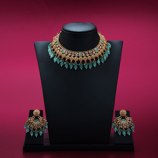 Stone Necklace NWSNSSC4WBL-043