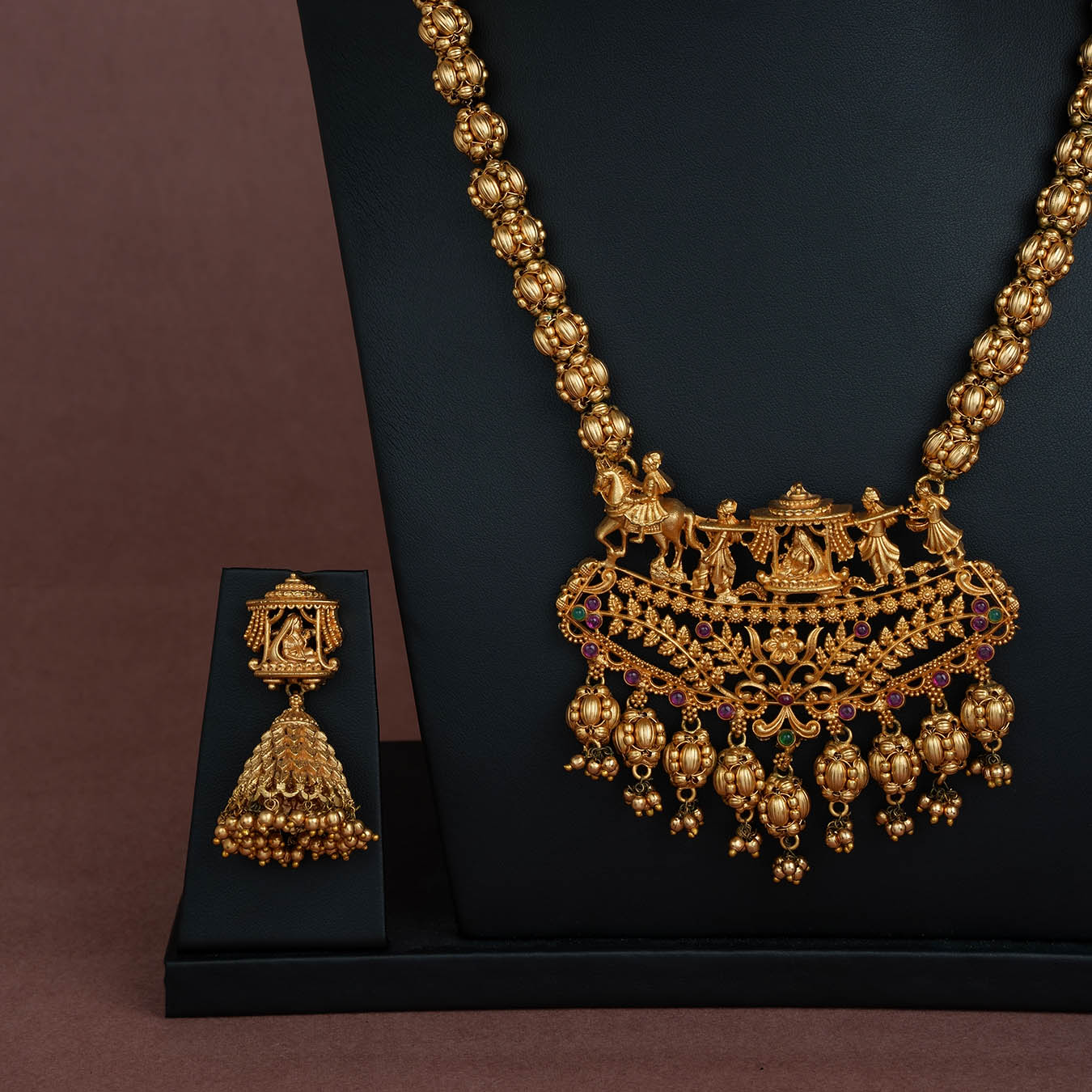 Stone Necklace [ Long ] RNWSNLS8RG-006