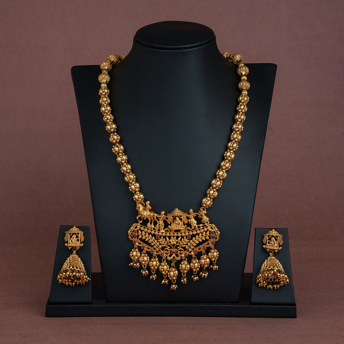 Stone Necklace [ Long ] RNWSNLS8RG-006