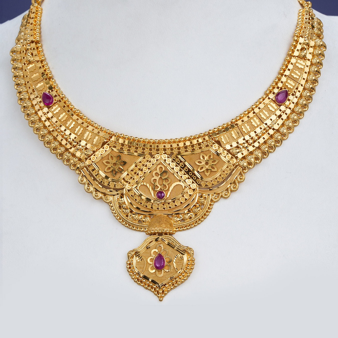 Stone Necklace Short RPSNS82R-036