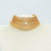 Stone Necklace With Stud [ Short ] RPSNSS0W-0361