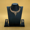 Stone Necklace With Stud [ Short ] RPSNSS0WBL-039
