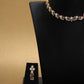 Stone Necklace With Stud [ Short ] RPSNSS32WRG-037