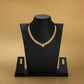 Stone Necklace with Stud [ Short ] RPSNSS35W-036