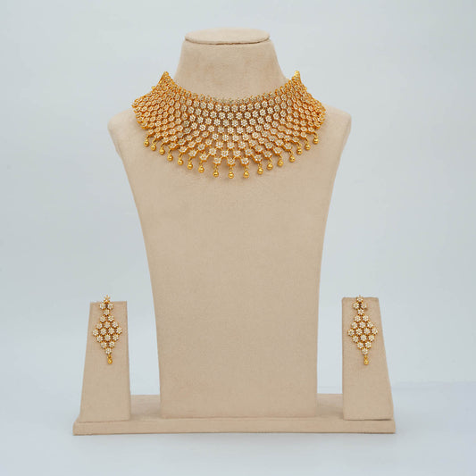 Stone Necklace With Stud [ Short ] RPSNSS4W-0331