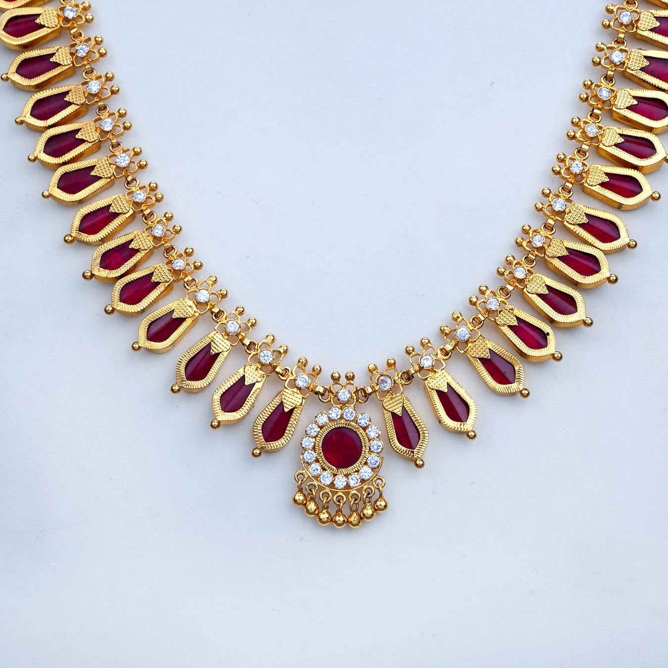 Palakka Necklace [ Nagapadam ] RPSPKNNX5-046